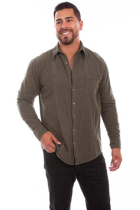Scully WINTER GREEN THE MESA LS - Scully Leather - Flyclothing LLC