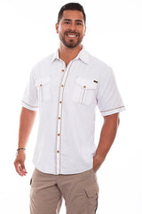 Scully WHITE VOYAGER SS - Flyclothing LLC