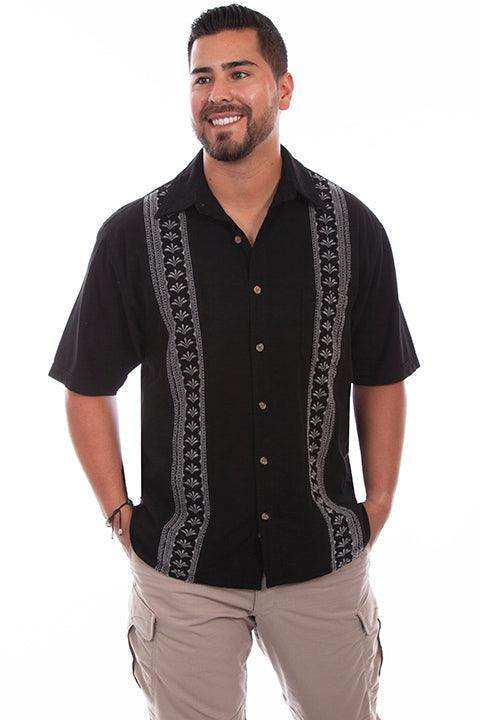 Scully BLACK WITH TAN CALYPSO SS - Scully Leather - Flyclothing LLC