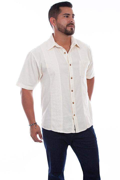 Scully IVORY DISTRESSED CALYPSO SS - Scully Leather - Flyclothing LLC