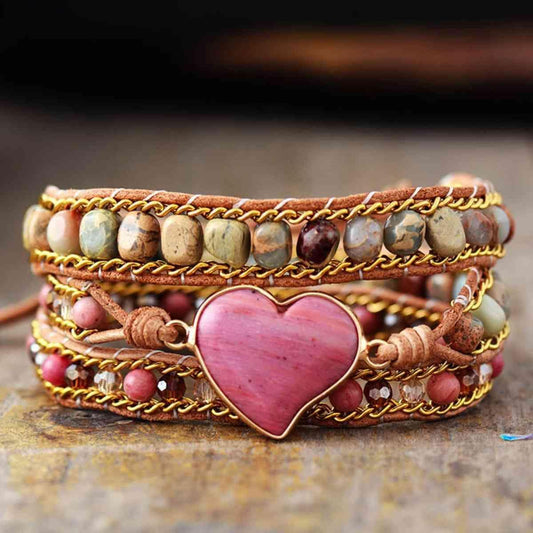 Crystal Bead Bracelet - Trendsi