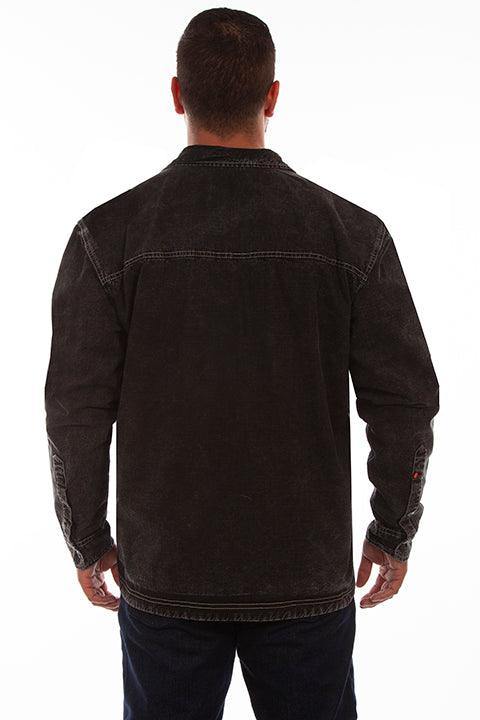 Scully BLACK DISTRESSED CORONADO JACKET - Scully Leather