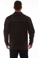 Scully BLACK DISTRESSED CORONADO JACKET - Scully Leather