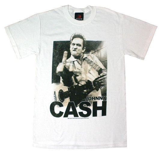 Johnny Cash Finger T-Shirt - Flyclothing LLC