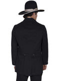 Scully BLACK BRUSHED TWILL COAT - Scully Leather - Flyclothing LLC