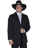 Scully BLACK BRUSHED TWILL COAT - Scully Leather - Flyclothing LLC
