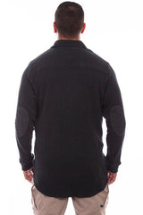 Scully GUN METAL BUTTON FRONT THERMAL - Flyclothing LLC