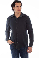 Scully GUN METAL BUTTON FRONT THERMAL - Scully Leather - Flyclothing LLC