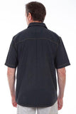 Scully GUN METAL TRAVELER CONTRAST SHIRT - Scully Leather
