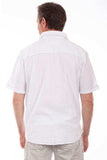 Scully WHITE TRAVELER CONTRAST SHIRT - Scully Leather - Flyclothing LLC