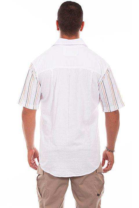 Scully WHITE QUARTZ STRIPE - Scully Leather - Flyclothing LLC
