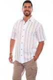 Scully WHITE QUARTZ STRIPE - Scully Leather - Flyclothing LLC
