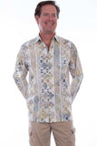 Scully TIKI MEN'S L/S BATIK POPOVER SHIRT - Scully Leather - Flyclothing LLC