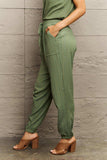 Tie Waist Long Pants with Pocket - Trendsi - Flyclothing LLC