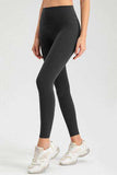 High Waist Skinny Active Pants - Trendsi - Flyclothing LLC