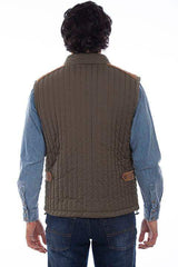 Scully OLIVE RIBBED VEST - Scully Leather - Flyclothing LLC