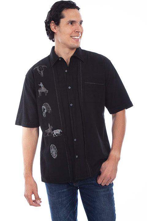 Scully BLACK THE RANGER SHIRT - Scully Leather - Flyclothing LLC