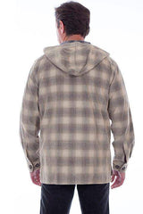 Scully TAN Y/D SHERPA LINED CORDUROY HOODY - Scully Leather - Flyclothing LLC