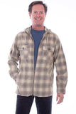 Scully TAN Y/D SHERPA LINED CORDUROY HOODY - Scully Leather - Flyclothing LLC