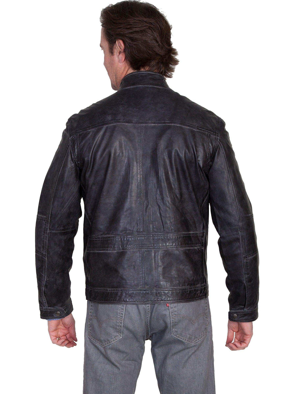 Scully Leather Grey Mens Jacket - Scully Leather - Flyclothing LLC