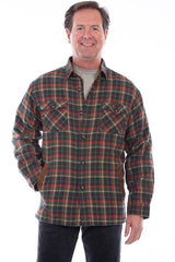 Scully FOREST SHERPA LINED FLANNEL SHIRT/JACKET - Scully Leather