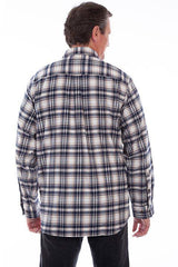 Scully NAVY FLANNEL SHIRT - Flyclothing LLC