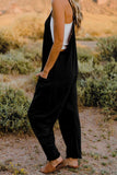 Double Take  V-Neck Sleeveless Jumpsuit with Pocket - Trendsi