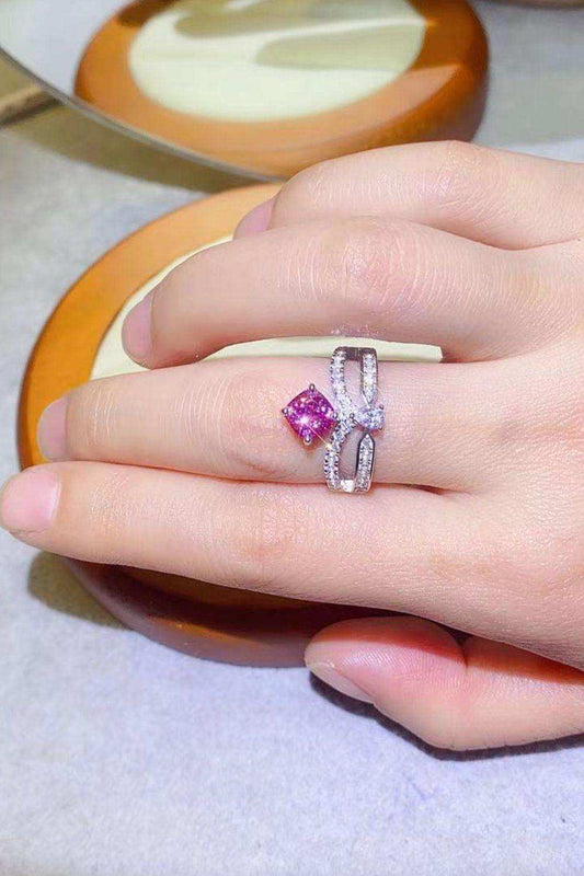 At Your Best 1 Carat Moissanite Ring - Trendsi - Flyclothing LLC