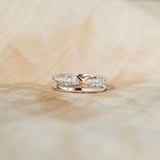 Double-Layered Zircon 925 Sterling Silver Ring - Trendsi