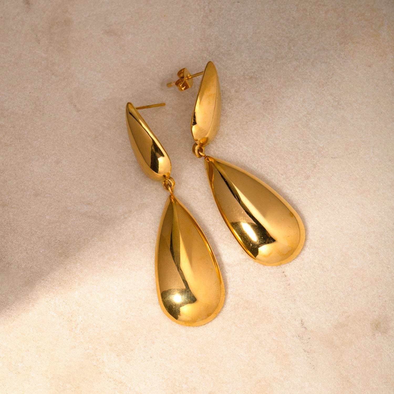 Stainless Steel Dangle Earrings - Trendsi - Flyclothing LLC