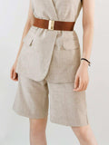 Alloy Buckle Elastic Belt - Trendsi - Flyclothing LLC