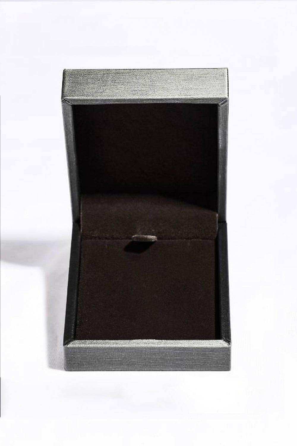 925 Sterling Silver Moissanite Pendant Necklace - Trendsi - Flyclothing LLC