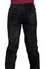 Scully BLACK WASHABLE SUEDE WASHABLE JEANS - Flyclothing LLC