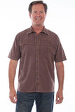 Scully Bronco & Rider Embroidered Shirt - Scully Leather