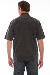 Scully Running Horses Embroidered Shirt - Scully Leather