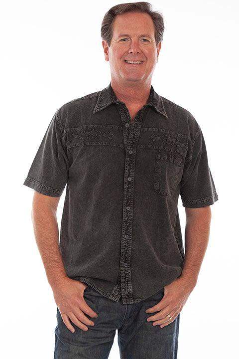 Scully Running Horses Embroidered Shirt - Scully Leather - Flyclothing LLC