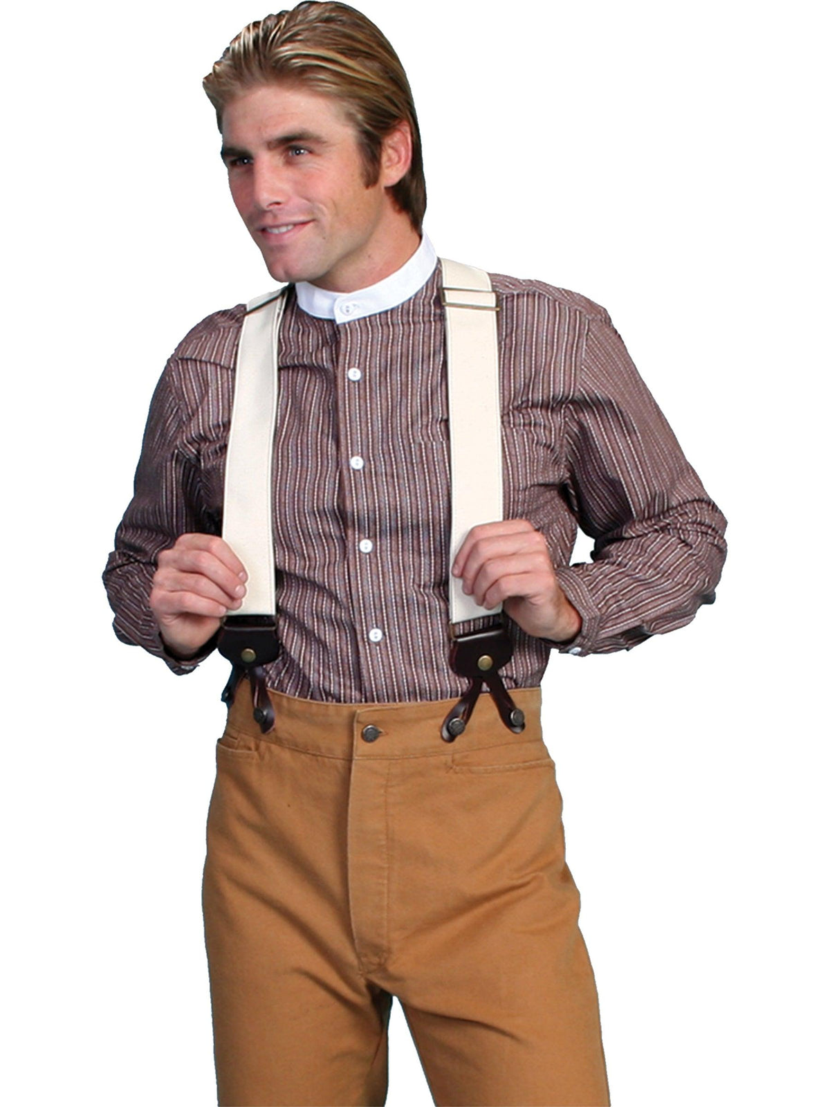 Scully NATURAL CANVAS SUSPENDER - Flyclothing LLC