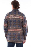 Scully Leather Red-Blue Southwest Shirt/Jacket - Scully Leather