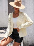 Open Front Long Sleeve Cardigan - Trendsi - Flyclothing LLC