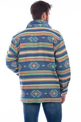 Scully Leather Farthest Point Denim Southwest Shirt/Jacket - Scully Leather - Flyclothing LLC