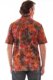 Scully Leather Farthest Point Currant S/S Batik Tribal Watercolors - Scully Leather - Flyclothing LLC