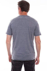 Scully Leather Denim S/S Henley - Scully Leather - Flyclothing LLC