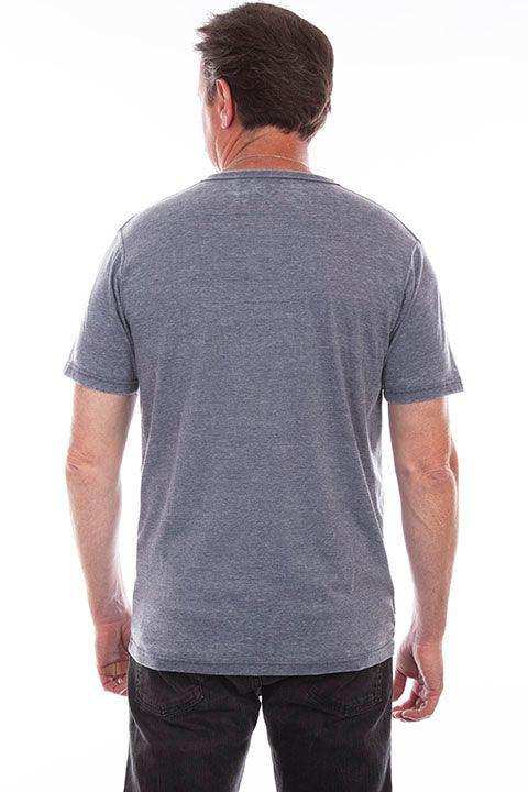 Scully Leather Denim S/S Henley - Scully Leather - Flyclothing LLC