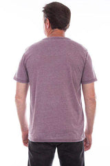 Scully Leather Wine S/S Henley - Scully Leather - Flyclothing LLC