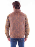 Scully Leather Farthest Point Brown Mole Skin Vest W/Pockets - Scully Leather
