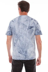 Scully Leather Farthest Point Blue S/S Ocean Mist Tees - Scully Leather - Flyclothing LLC