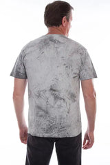 Scully Leather Farthest Point Grey S/S Ocean Mist Tees - Scully Leather - Flyclothing LLC