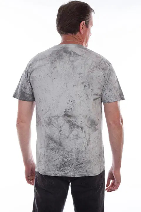 Scully Leather Farthest Point Grey S/S Ocean Mist Tees - Scully Leather - Flyclothing LLC