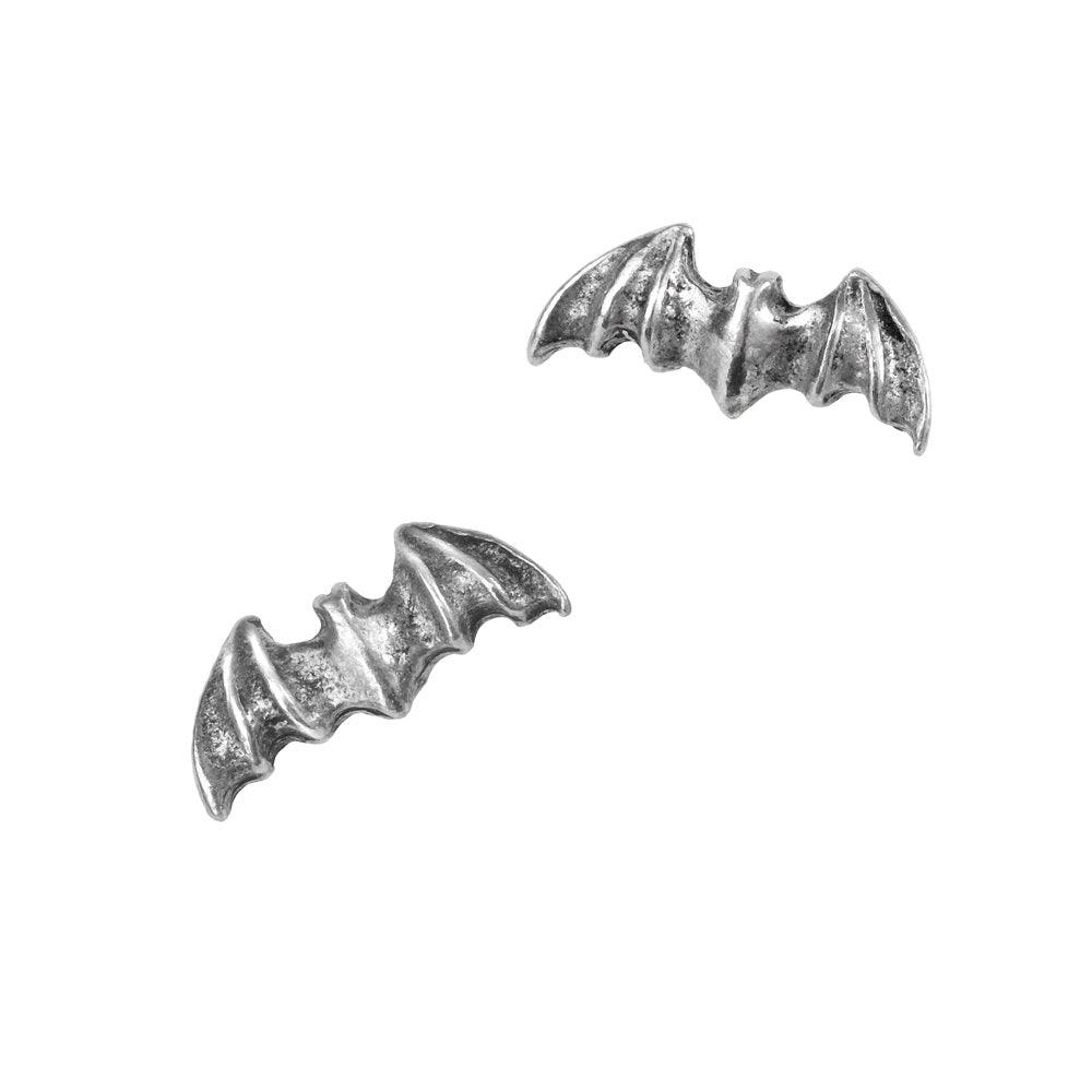Alchemy Gothic Bat Stud Earrings - Flyclothing LLC