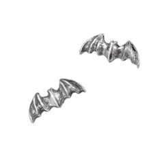 Alchemy Gothic Bat Stud Earrings - Alchemy Gothic